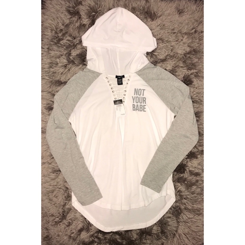 No Your Babe Light Hoodie